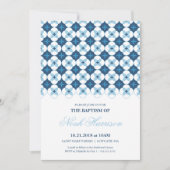 Taufe, weihende Einladung - Junge Einladung (Vorderseite)