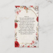 Taufe, Weihnachten, Eleganz, Geschlechterneutral, Begleitkarte (Vorderseite)