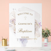 Taufe Willkommen Acrylschild (Hochzeit)