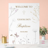 Taufe Willkommen  Acrylschild (Hochzeit)