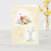 Taufegeschenke Karte (Gelbe Blume)