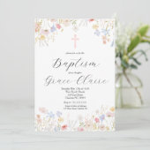 Taufeinladung, Bestätigung der Einladung (Stehend Vorderseite)