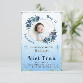 Taufeinladung Einladung (Stehend Vorderseite)