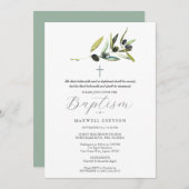 Taufeinladungen religiöse Zweigniederlassung für O Einladung (Vorne/Hinten)