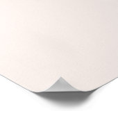 Taufempfangs-Willkommensposter Grace Pink Cross Poster (Ecke)