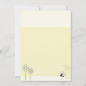 Taufen Dedication Spring beglückte Einladung (Rückseite)