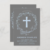 Taufen, Einladung feiern - maßgeschneidert (Vorne/Hinten)