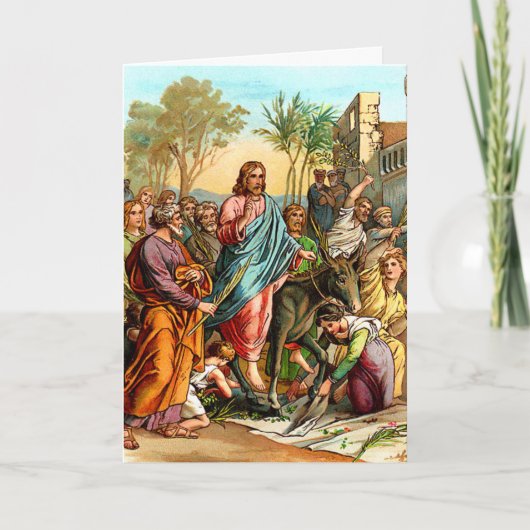 Taufen Eintritt in Grußkarte Karte (Vorderseite)