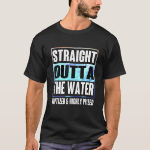 Taufen Erwachsene Kinder Funny Outta Water T-Shirt