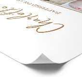 Taufen Foto Collage Crucifix Form Poster (Ecke)