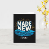 Taufen Karte (Gelbe Blume)