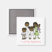 Taufenfamilie Magnet (Vorderseite/Rückseite)