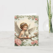 Taufengel Einladung Karte (Vorderseite)