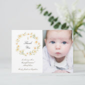 Taufenkarte danke einladung (Stehend Vorderseite)