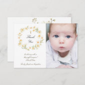 Taufenkarte danke einladung (Vorne/Hinten)