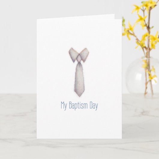 Tauferkartenjunge Karte (Gelbe Blume)