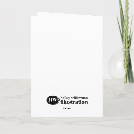 Tauferkartenmädchen Karte (Rückseite)