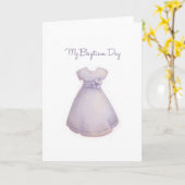 Tauferkartenmädchen Karte (Gelbe Blume)