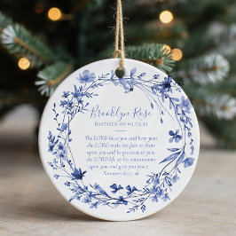 Taufgebet Keramik Ornament