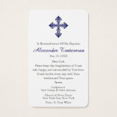 Taufgebet | Madonna & Kind (Rückseite)