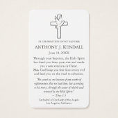 Taufgebet | Madonna und Kind (Rückseite)