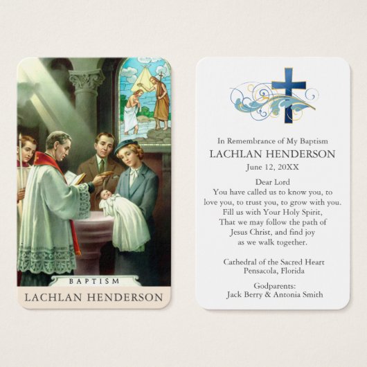 Taufgebet | SCHRIFTART (Vorne & Hinten)