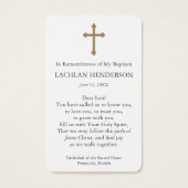 Taufgebet | Taufe Christi 1 (Rückseite)