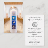 Taufgebet | Taufe Visitenkarte (Vorne/Hinten)