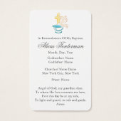 Taufgebet | Unbeflecktes Herz von Maria (Rückseite)