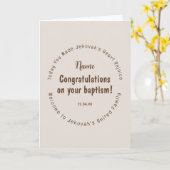 Taufgeld | JW Karte (Gelbe Blume)