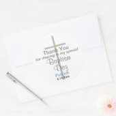 Taufheimer Junge danke Ihnen Round Stickers (Umschlag)