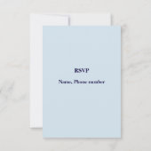 Taufkarte: Angel Silouehette Einladung (Rückseite)