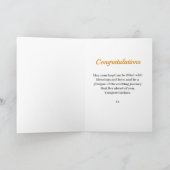 Taufkarte Great Nephew Pinguin Karte (Innenseite)