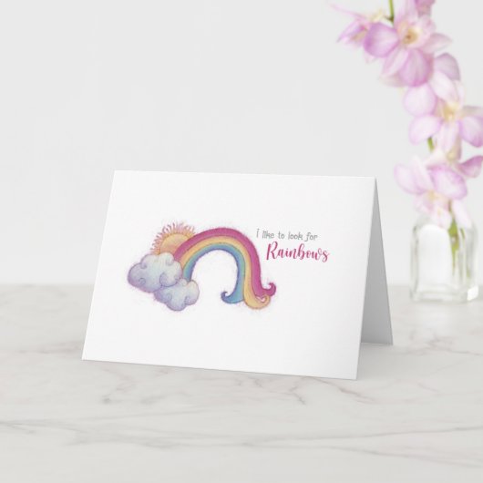 Taufkarte Karte (Orchidee)