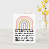 Taufkarte Karte (Gelbe Blume)