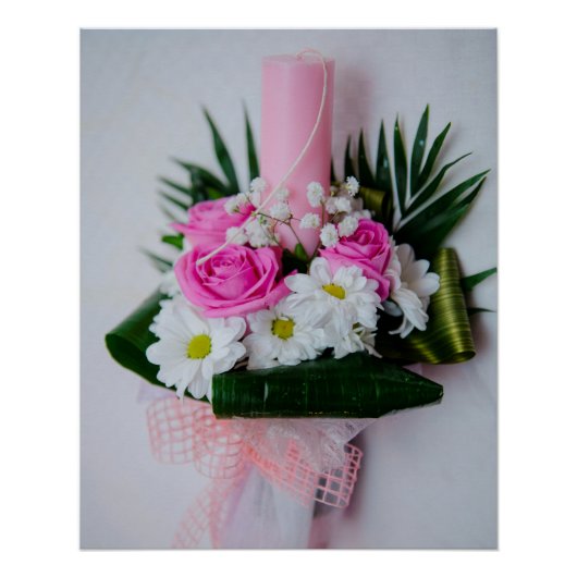 Taufkerze Poster (Vorderseite)