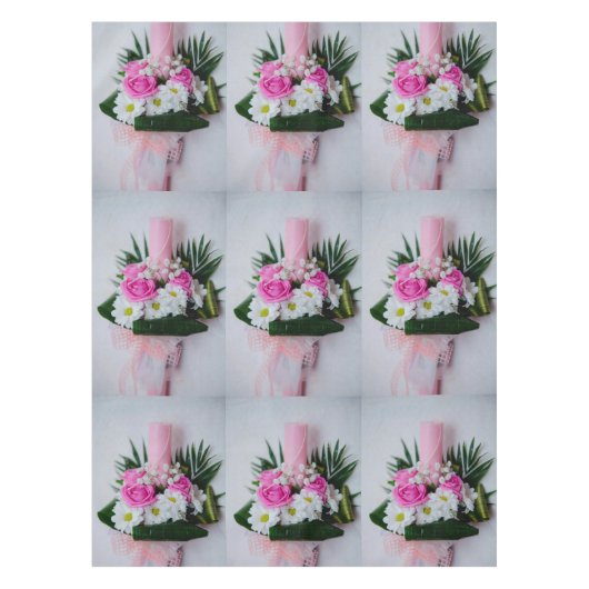 Taufkerze Tischdecke (Vorderseite)