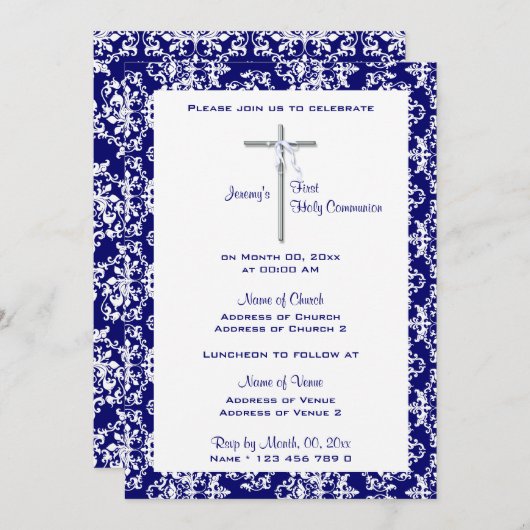 Taufkirche Einladung (Vorne/Hinten)