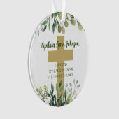 Taufkirche mit Bibelverse Ornament (Vorderseite)