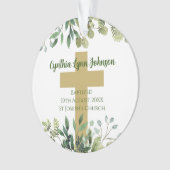 Taufkirche mit Bibelverse Ornament (Vorderseite)