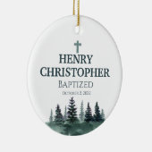 Taufkirchen für Jungen Keramik Ornament (Rechts)