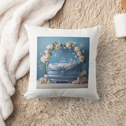 Taufkissen für Jungen Kissen (Decke)