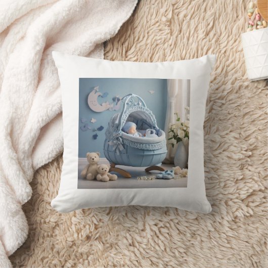 Taufkissen für Jungen Kissen (Decke)