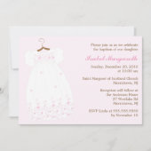 TaufkleiderBaby-Taufe Einladung (Vorderseite)