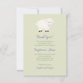 Tauflamm Einladung (Vorderseite)