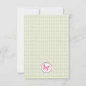 Tauflamm Einladung (Rückseite)