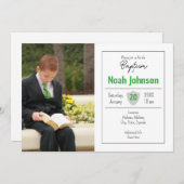 Tauflanung Einladung (Vorne/Hinten)