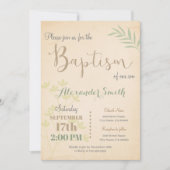 Tauflanung Einladung (Vorderseite)