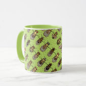 Taufliege-Frucht-Fliegen-Genetik - Mutanten - Tasse (Vorderseite Links)