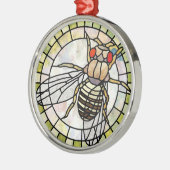 Taufliege Silbernes Ornament (Links)